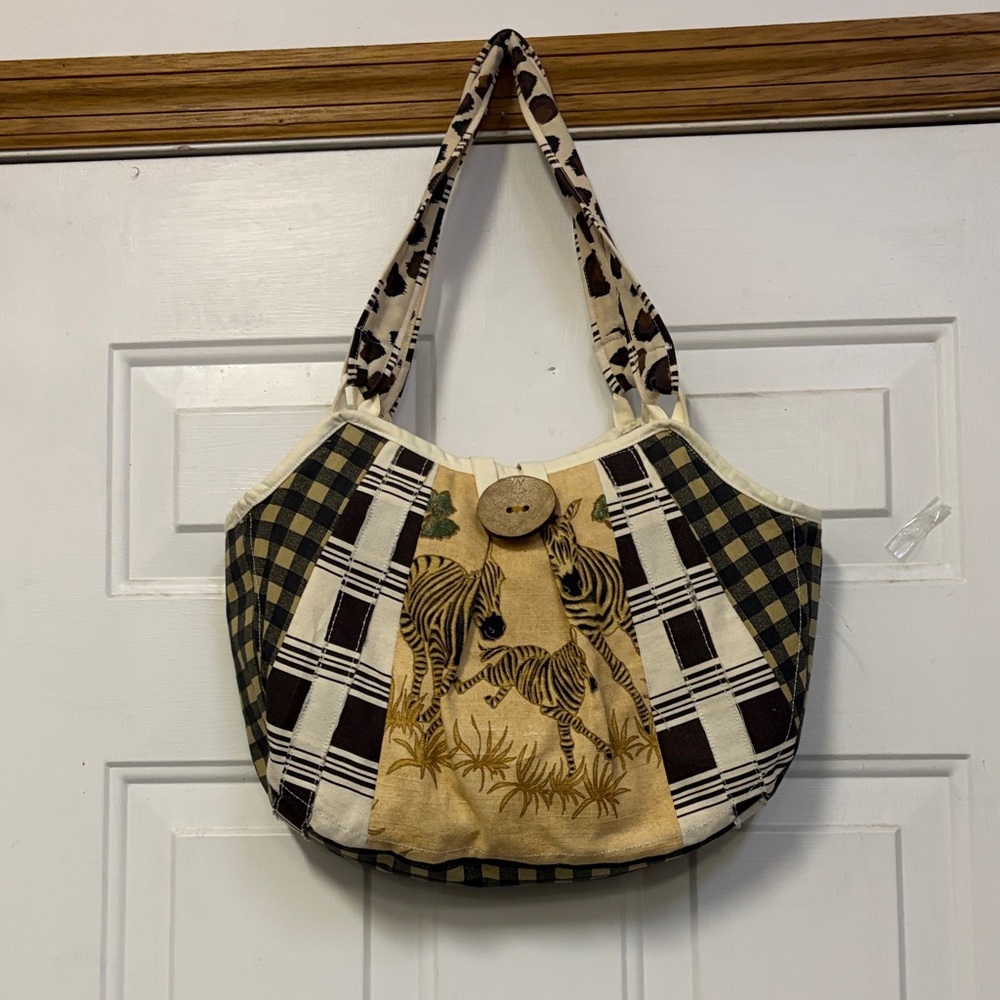 Elegant Patchwork Women's Shoulder Bag